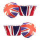 Union Jack Cupcake Cases